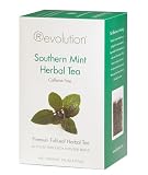 Revolution Tea, Southern Mint Herbal Tea (Caffeine Free), 16 Flow-through Infuser Bags in a Stay-Fresh Container