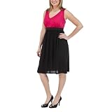 Juniors' Plus-Size Pure Energy Ebony/Pink Sleeveless Tank Dress