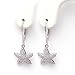 0.3 Carat 14KWG Diamond Star Charm Earrings