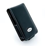 Tuff-Luv (Samsung F480 - Tocco) Klassische Ledertasche - Schwarz