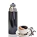 Aquatix 12 Gauge BuckShot Shotgun Shell Shaped Bullet Double Wall Insulated Sport thermos Bottle 25 Ounce - Black