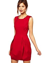 Pleated Tank Cocktail Short Bodycon Dress/Evening Dress/Homecoming Dress/Party Dress/Wedding Dress 