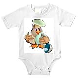 Onesie with chef, owl, cartoon, bird, animal, cook
