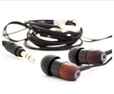 Thinksound ts02 8mm High Definition Passive Noise Isolating Wooden Headphone (Black/Chocolate)