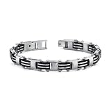 European Style Mens Stainless Steel Link Bracelet
