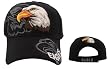 EAGLE - Black Baseball Cap / Hat One Size Fits Most