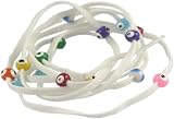 White Suede Kabbalah String Bracelet