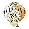 Safari Print Zebra Leopard Tiger Cheetah Print Latex Party Supply Balloons