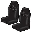 LA Los Angeles Trucker Girls Gem Crystals Studded Rhinestone Car Truck SUV Bucket Seat Covers - Pair
