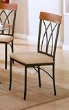 Black Metal Set Of Four Dining Chairs