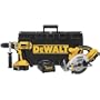DEWALT DC988SA 18-Volt Ni-Cad Cordless 2-Tool Combo Kit