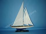 Enterprise 35 Limited Authentic Model Americas Cup Yacht Wooden Sailboat Clasic Sail Boat