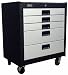 Homak GS04005270 Steel 5 Drawer Mobile Cabinet Homak GS04005270 Steel 5 Drawer Mobile Cabinet