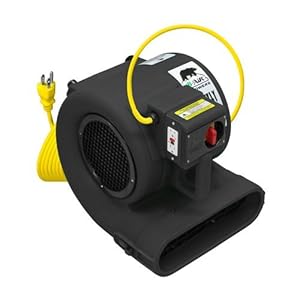 B-Air Grizzly Air Mover / Floor & Carpet Dryer - 1/3 HP, Safety Certified, Model GP-33-ETL Black B-Air Grizzly Air Mover / Floor & Carpet Dryer - 1/3 HP, Safety Certified, Model GP-33-ETL Black