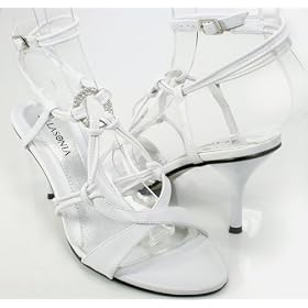 Knotted! Jeweled! Strappy! Darling Wedding Bridal Sandals