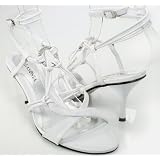 Knotted! Jeweled! Strappy! Darling Wedding Bridal Sandals by Lasonia