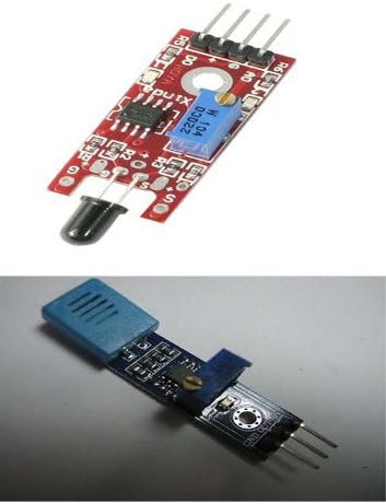 DC3V-5V Humidity Sensor HR202 Humidity Sensor Humidity Resistance Module+Pic / Atmel IR Flame Detection Sensor Module for Arduino