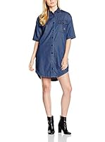 Love Moschino Vestido Camisero (Azul)