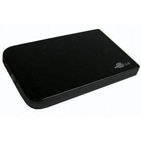 LUPO 2.5" Inch IDE USB 2.0 Hard Drive Case (PC & MAC) - BLACK
