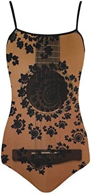 Find Arts Customized Guitar Fractal Strap Swimsuit Strap Swimwear Bathing Suit Beachwear