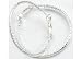 Signature Tarnish Free Diamond Cut Hoop STERLING SILVER