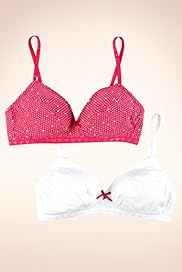 2 Pack Angel Cotton Rich Assorted Bras