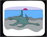 Decorated Mouse Pad with dinosaur, plesiosaur, prehistoric, animal