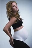 Amon Maternity Behold Belly Band, L (Pre-pregnancy size 8-12), White