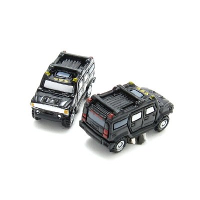Black Hummer Truck 3D Diecast Cufflinks