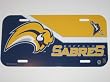 BUFFALO SABRES Officially Licensed Team Colored Logo Plastic LICENSE PLATE