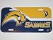 BUFFALO SABRES Officially Licensed Team Colored Logo Plastic LICENSE PLATE