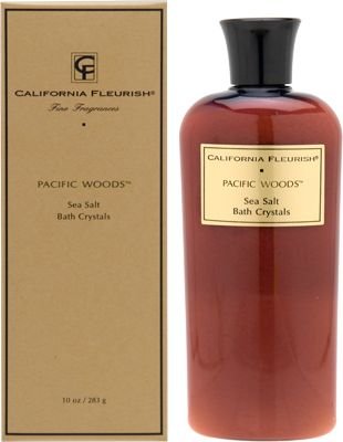 California Fleurish Pacific Woods 283g/10oz Sea Salt Bath Crystals