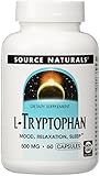 Source Naturals L-Tryptophan 500mg, 60 Capsules