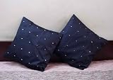 Pair Black Sari Cushion Covers Saree Pillow covers Made to measure