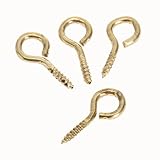 200個入り スクリューフックアイ　金属素材 ゴールデン 0#