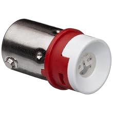Omron A22-24AR LED Lamp, Red, 24 VAC/VDC Rated Voltage