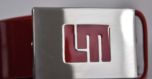 Loudmouth Golf Red Size 36 Patent Leather Belt