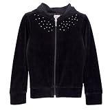 Girls' Circo Velour Hoodie - Ebony