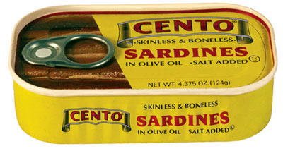 Cento Skinless & Boneless Sardines 4.375 oz (124 g) by Cento Fine Foods