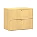 National Office Furniture Arrowood Wood Veneer Two-Drawer Lateral File, Honey Maple