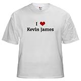 I Love Kevin James White T-Shirt Humor White T-Shirt by CafePress