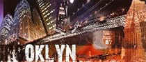 Brooklyn Places Art Poster Print by Nelson Figueredo, 28x12