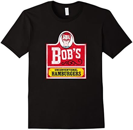 Men's Bob's Unconventional Hamburgers Small Black