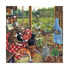 Puzzle / Jigsaw - Allotment Cats / 1000 Teile