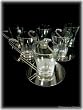 Stainless Steel & Glass Iced Coffee Mugs