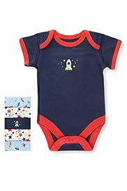 5 Pack Pure Cotton Assorted Bodysuits