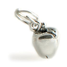 Sterling Silver APPLE Charm