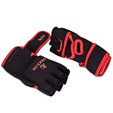 Marcy Bruce Lee Dragon Deluxe Weighted Gloves - Black/Red, 0.5 Kg