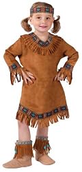 American Indian Girl Infant Costume Child Clothes Size 24mo-2t