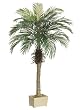 Pack of 2 Potted Artificial Silk Phoenix Palm Trees 5'